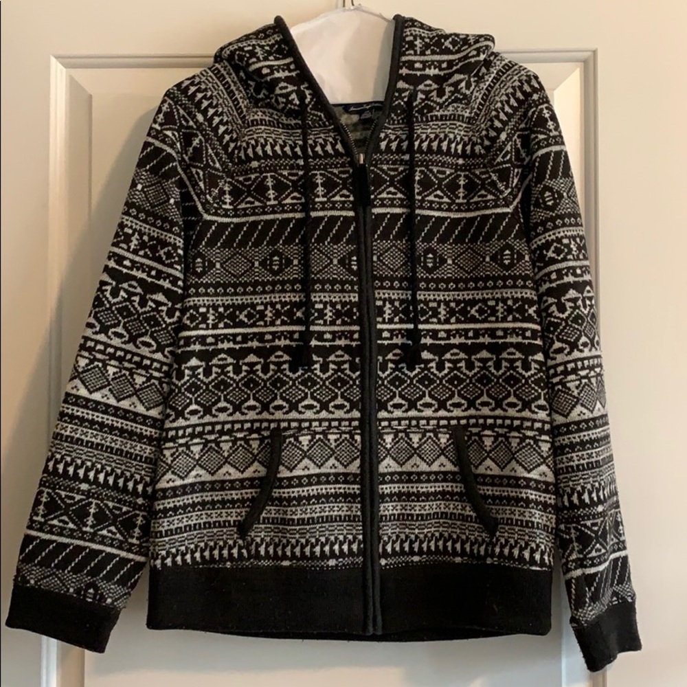 American Eagle Zip up Fleece Sweater